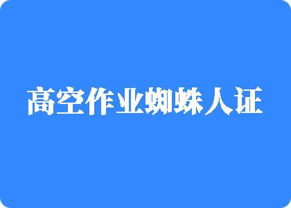 蹂躏抽插啊啊啊啊不要高空作业蜘蛛人证